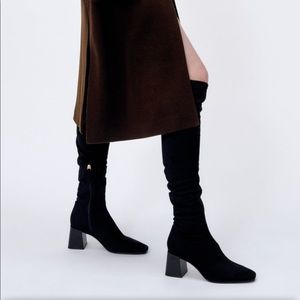 Zara high knee boots